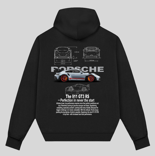 porche gris, camisa y sueter