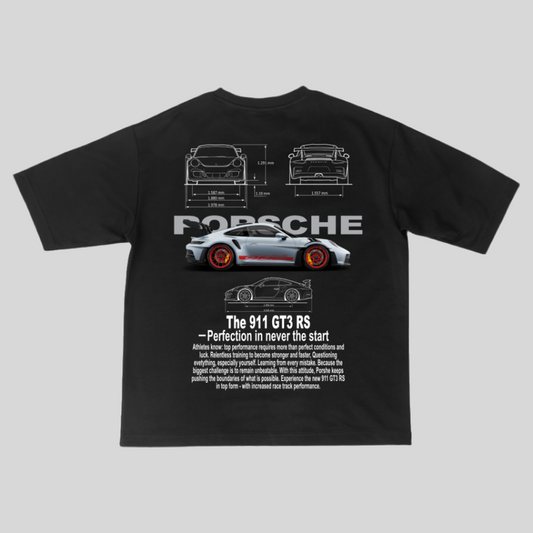 porche gris, camisa y sueter